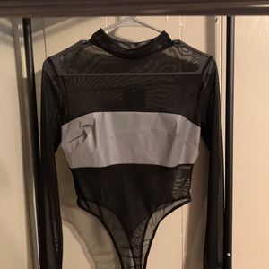 Reflective mesh bodysuit